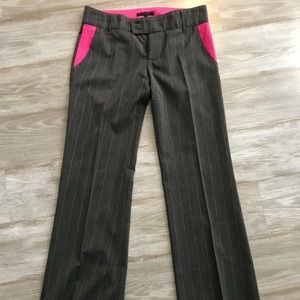 Grey Pinstriped pants